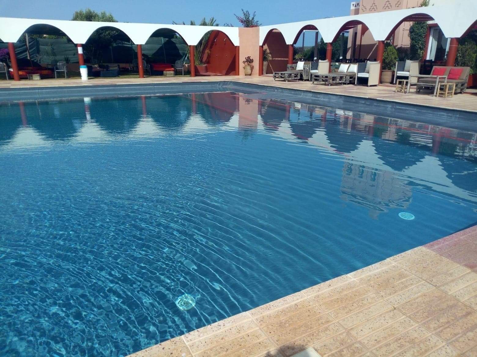 Piscine du camping à vendre près d'Agadir au Maroc