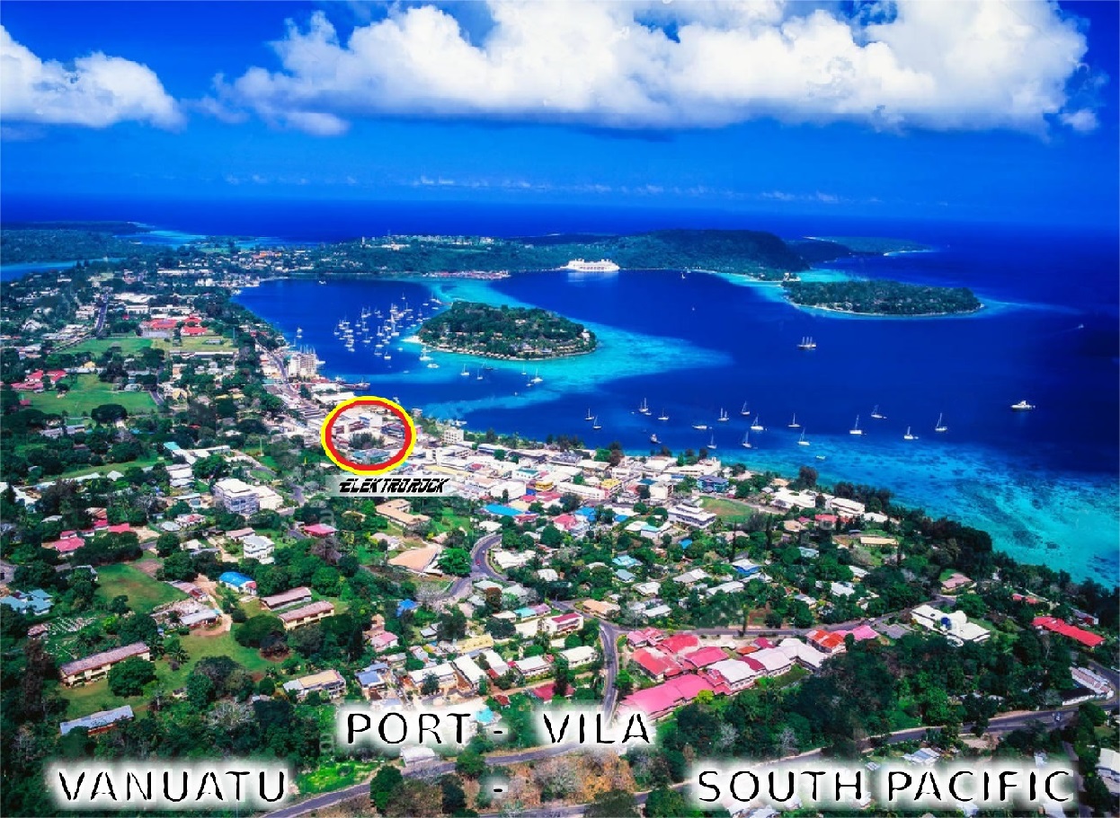 vue arérienne du club à vendre Port-Vila centre ville (Vanuatu)
