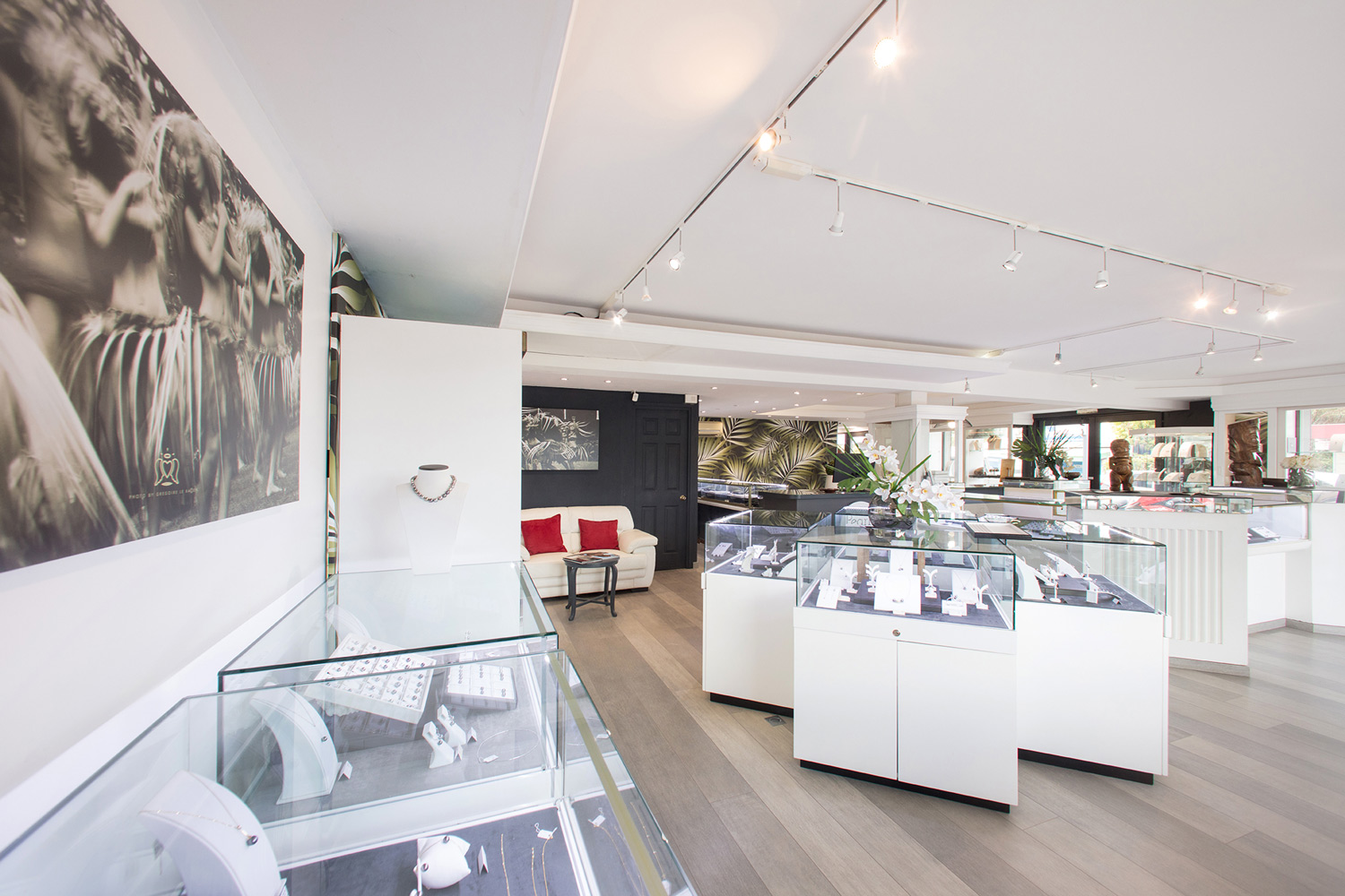 Intérieur du concept store