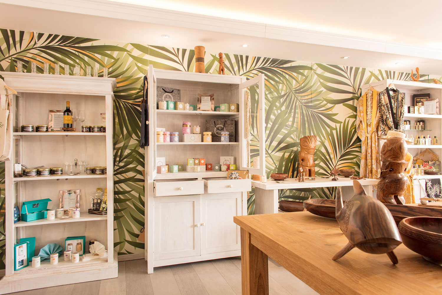 Intérieur de la boutique