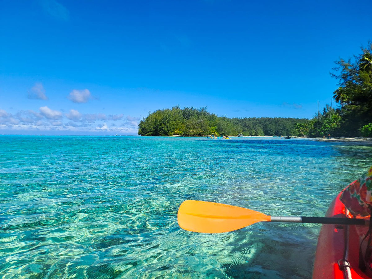 Vente activité nautiques à Moorea en Polynésie Française : excursion balade en kayak